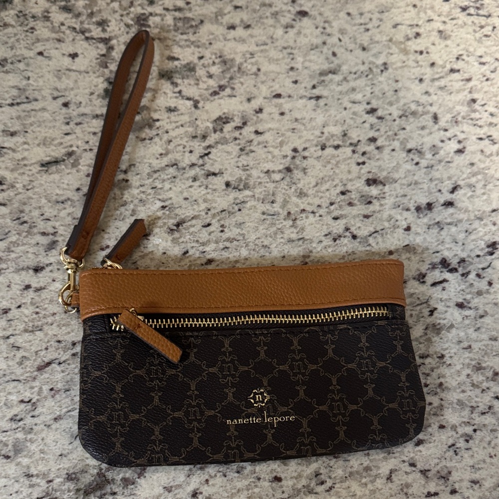 Nanette Lepore Two-Tone Wristlet